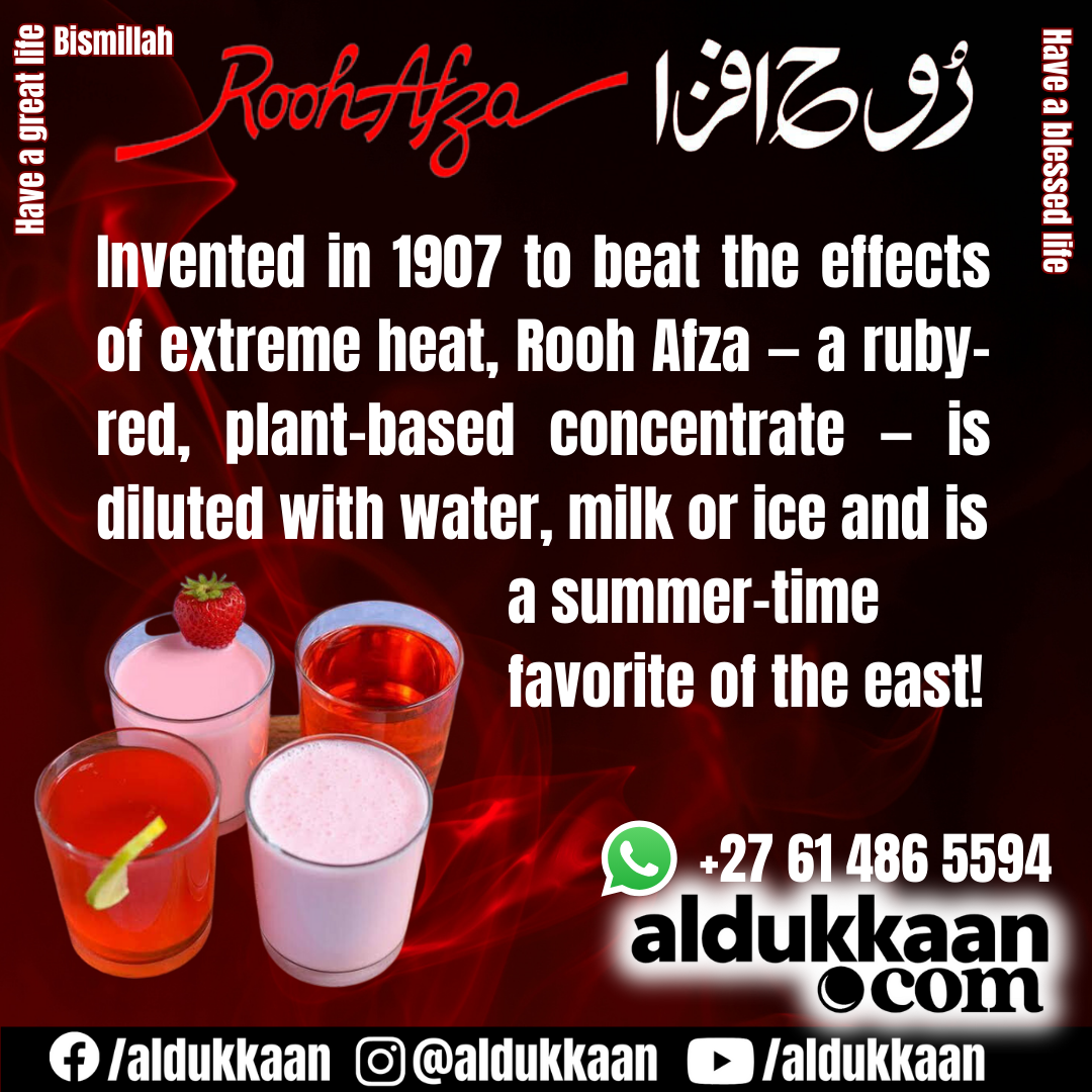 Rooh Afza 800ml (Summer Drink of the East since 1907)