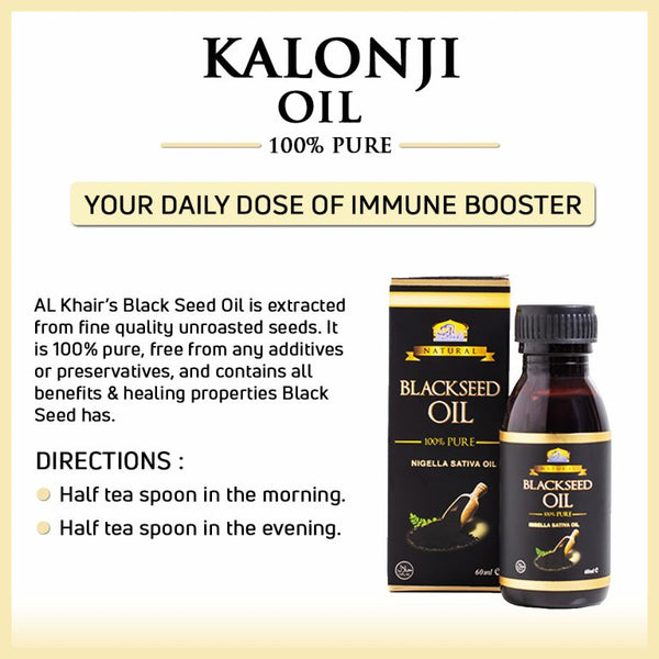 100% Pure Blackseed Oil (60-250ml)