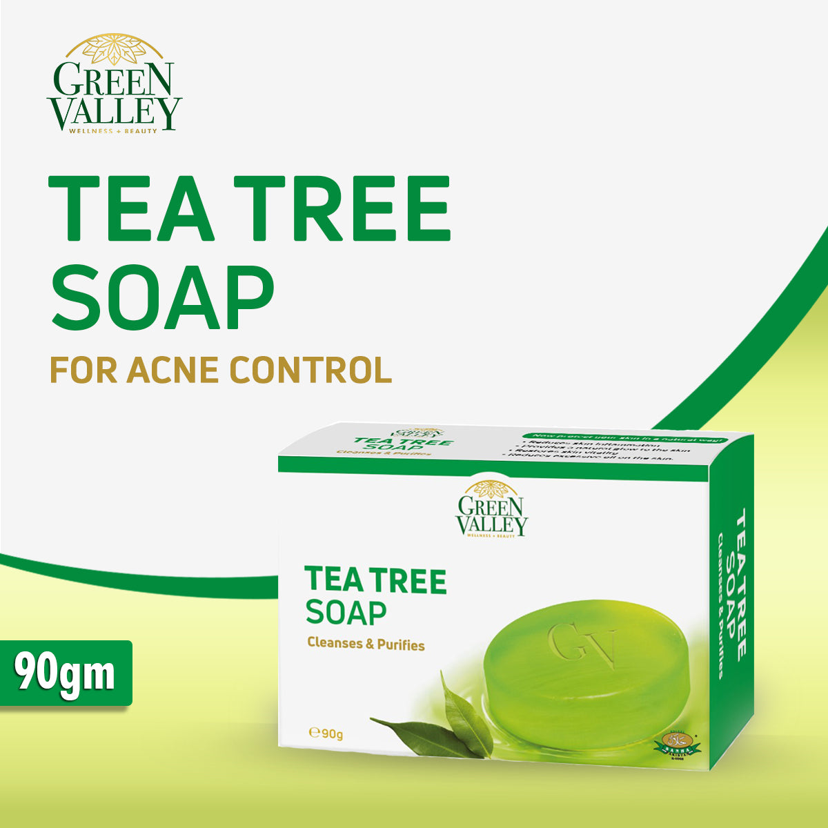 Tea tree soap (Anti bacterial) 90g